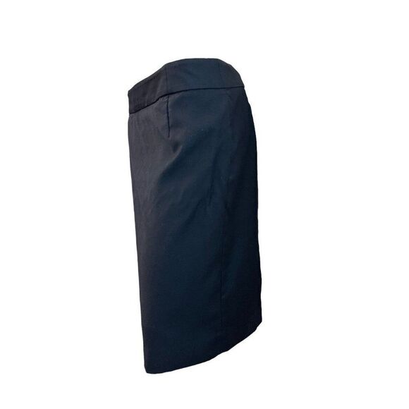 J.CREW Size 10 Black Skirt A Line Pencil 100% Wool Lined - Picture 4 of 5